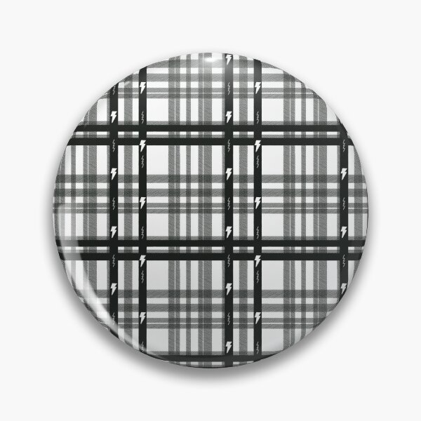 Item preview, Small Fine Electric Plaid Black And White designed and sold by I-Am-Daley.
