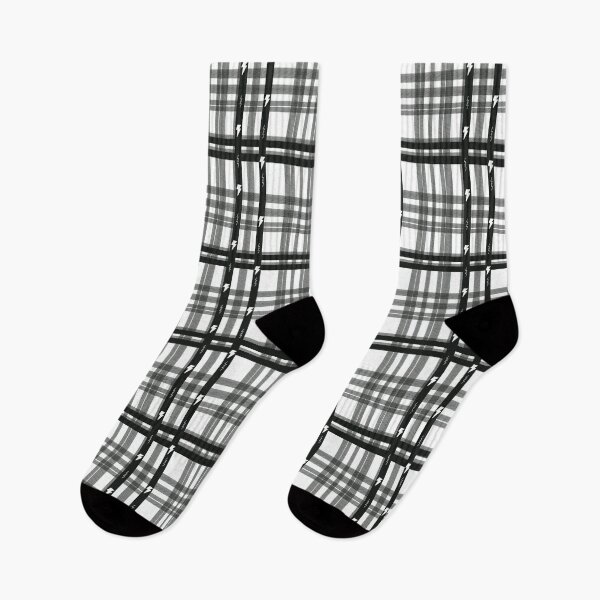 Item preview, Small Fine Electric Plaid Black And White designed and sold by I-Am-Daley.