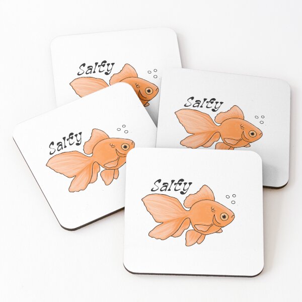 Item preview, Salty N.ssign Goldfish  designed and sold by brooklex.