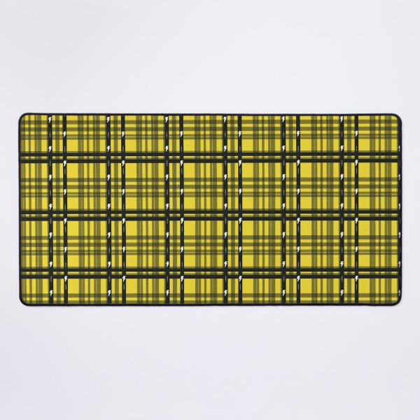 Item preview, Small Fine Electric Plaid Yellow designed and sold by I-Am-Daley.