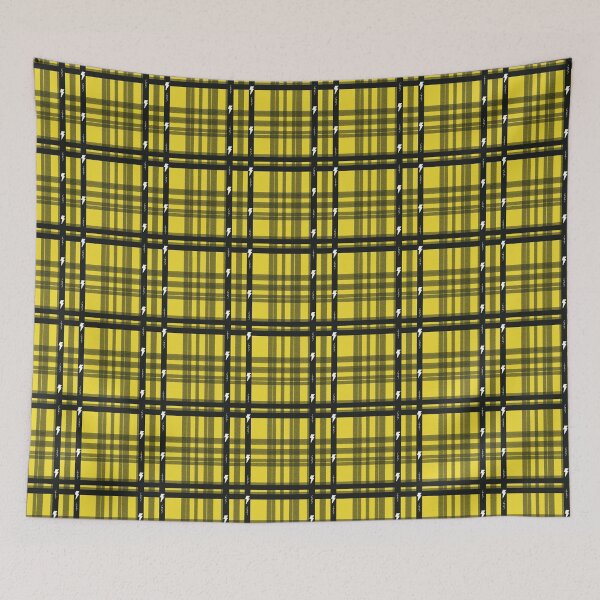 Item preview, Small Fine Electric Plaid Yellow designed and sold by I-Am-Daley.