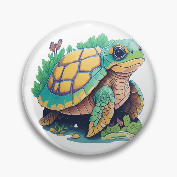 Item preview, Cute Turtle designed and sold by RetroPrism.