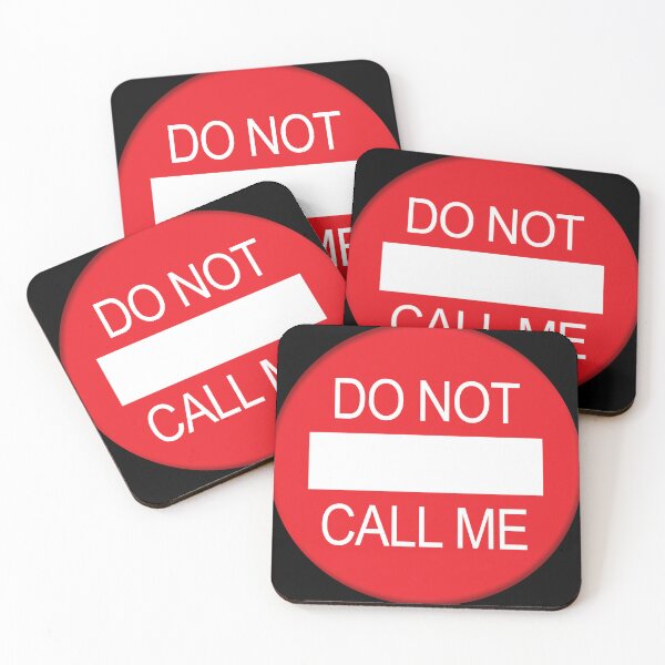 Item preview, Do Not Call Me designed and sold by DAMOTAmagazine.