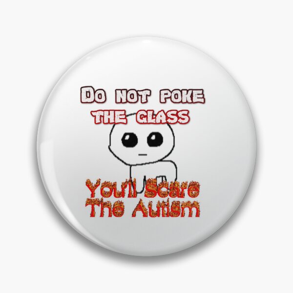 To Be Honest Tbh Creature Meme Pin Badge, Autism Autistic Pin For