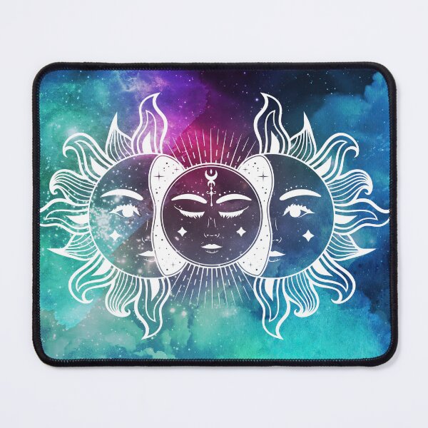 Item preview, Cosmic Sun in Blue Watercolor Space Aesthetic designed and sold by Trish Dish.