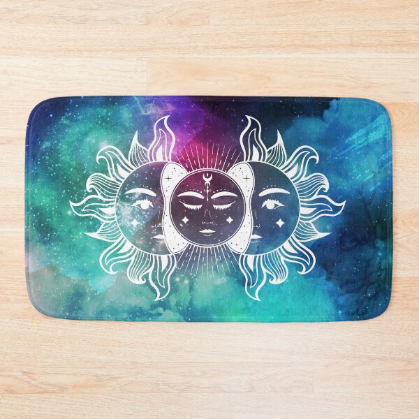 Item preview, Cosmic Sun in Blue Watercolor Space Aesthetic designed and sold by Trish Dish.