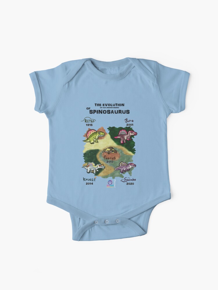 the evolution of spinosaurus Baby One-Piece by IMPULSEimpact