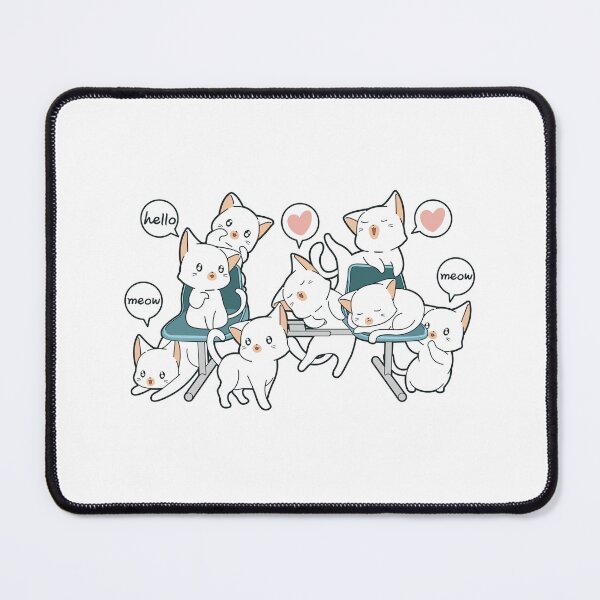 Artikelvorschau, Kawaii cats with bench entworfen und verkauft von quanlh.