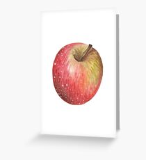 Apple Watercolor Greeting Card