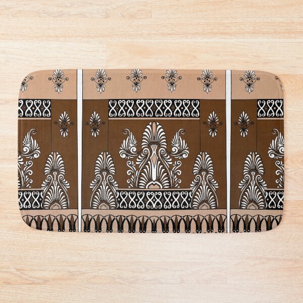Item preview, Ancient Greek Roman Decorative Wall Design - Tan, Brown, Black designed and sold by Talia Felix.