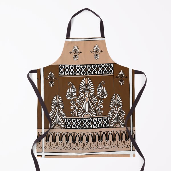 Item preview, Ancient Greek Roman Decorative Wall Design - Tan, Brown, Black designed and sold by Talia Felix.