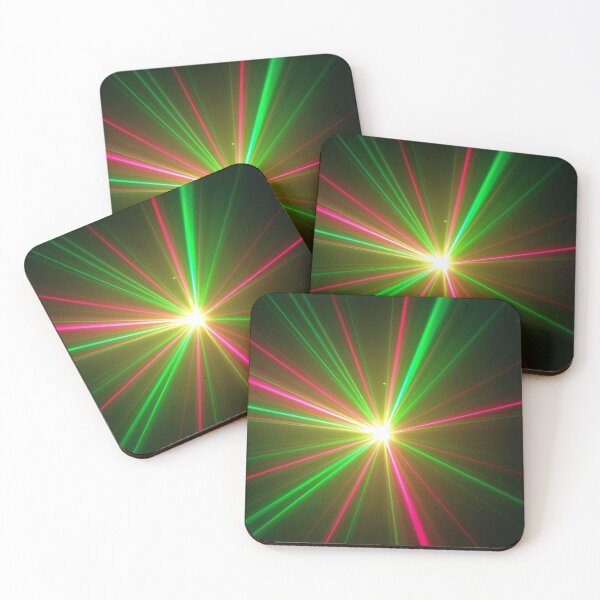 Item preview, Red and Green Laser Rays designed and sold by Andrew Morrell.