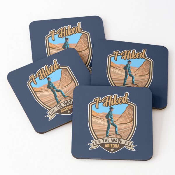 Item preview, I Hiked the Wave Arizona Retro Design  designed and sold by SunNoonPark.