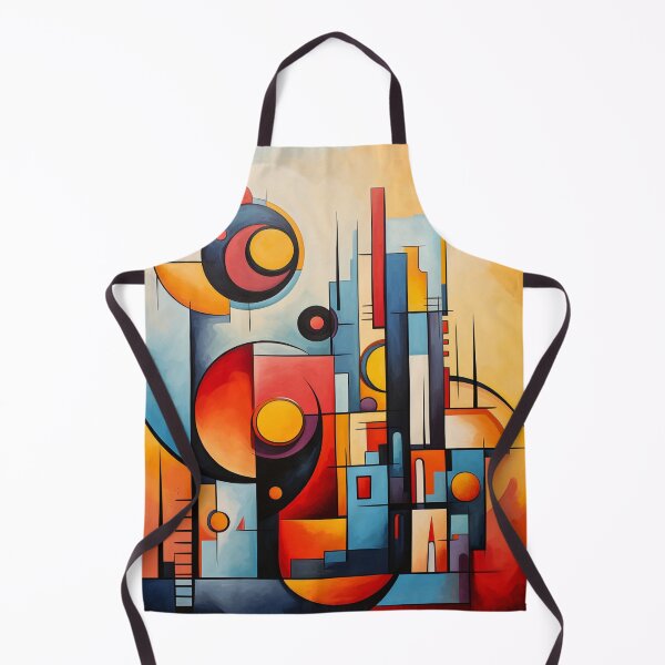 Item preview, Cubist Whimsy: A Vibrant Abstract Art Piece - N 4 designed and sold by Moisky Art.