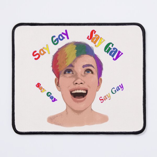 Item preview, Young LGBTQ+ individual with pride saying 'Say Gay' designed and sold by Fantasyart123.