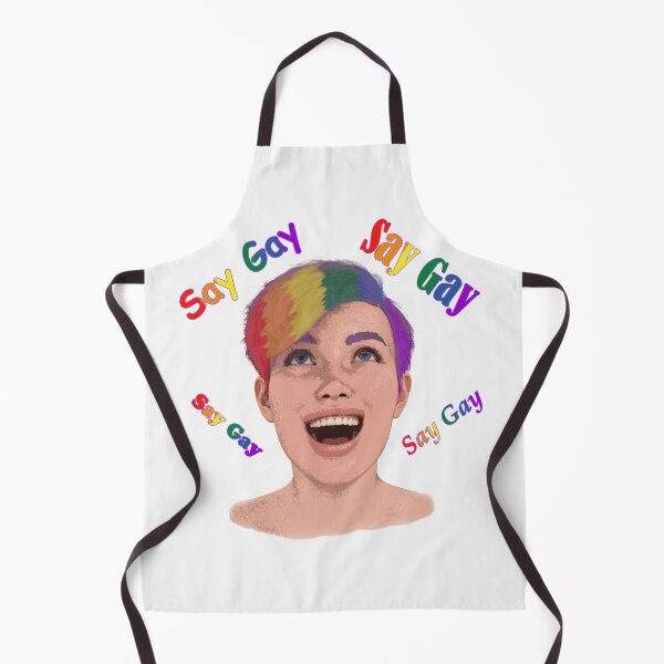Item preview, Young LGBTQ+ individual with pride saying 'Say Gay' designed and sold by Fantasyart123.