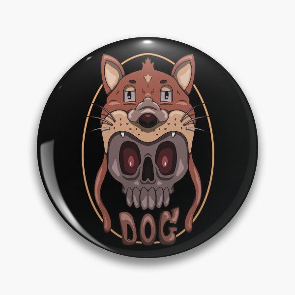 Item preview, A skull demon wearing a cute dog designed and sold by WatidStudio.