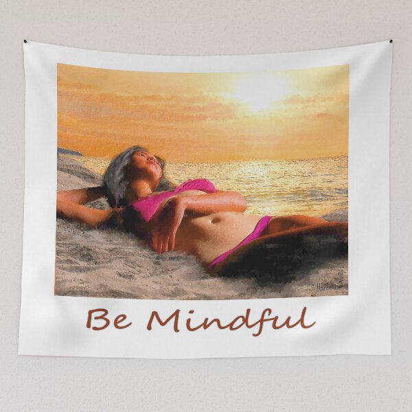 Item preview, Woman girl bikini beach sunset designed and sold by Fantasyart123.
