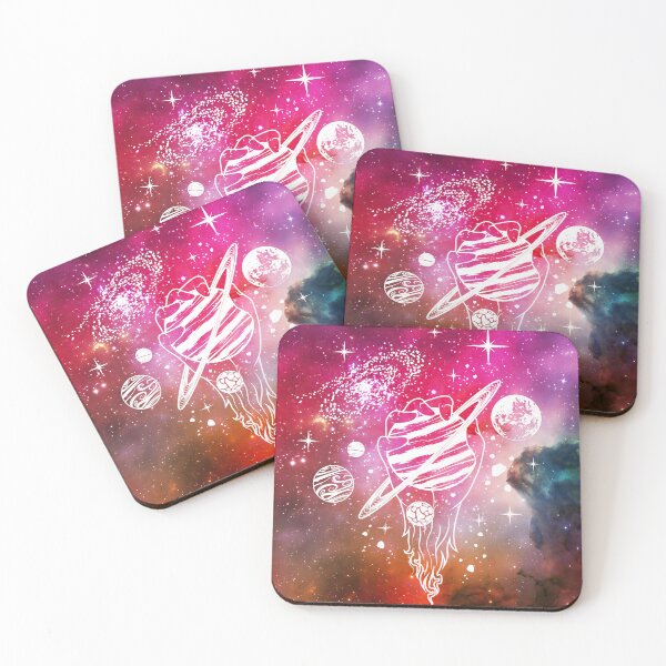 Item preview, Celestial Aesthetic Red Starry Universe designed and sold by Trish Dish.