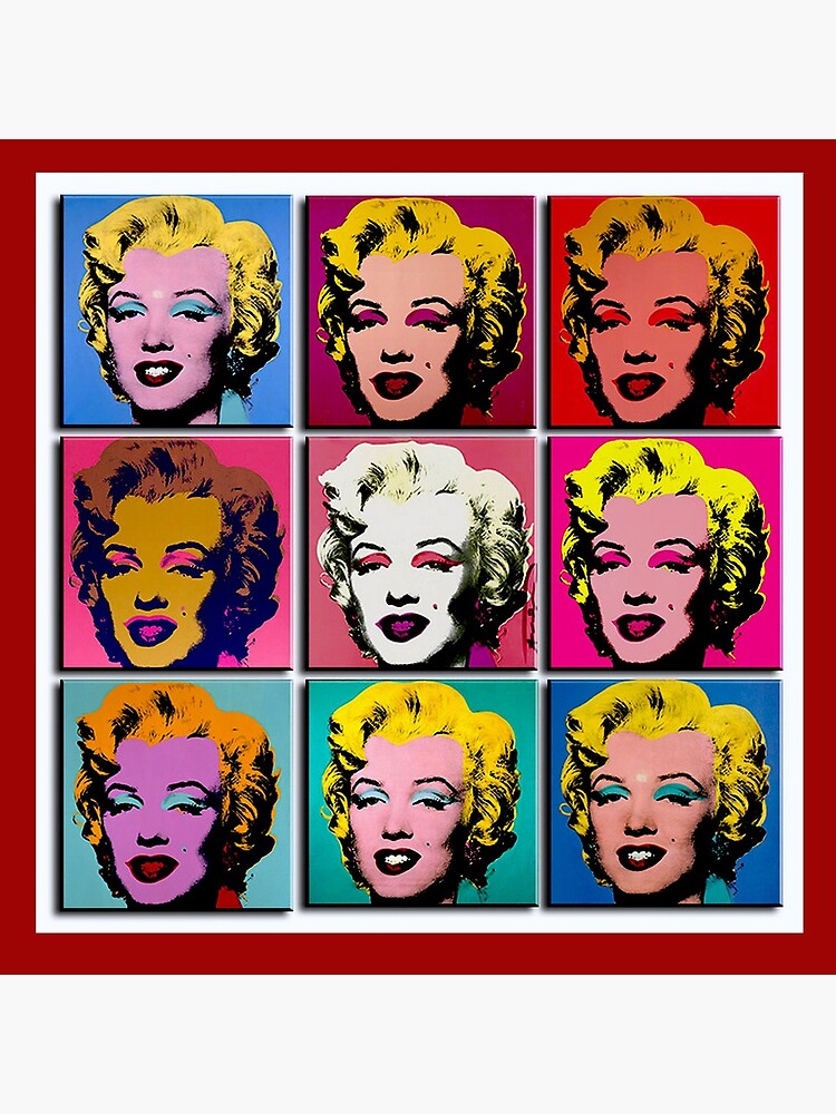 MARILYN ABSTRACT : Art Deco Pop Art Print by posterbobs