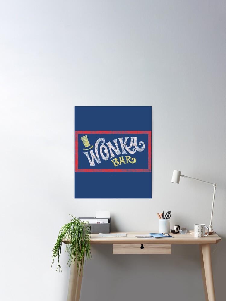 Willy Wonka and the Chocolate Factory Wonka Bar Logo Home Business Office  Sign 