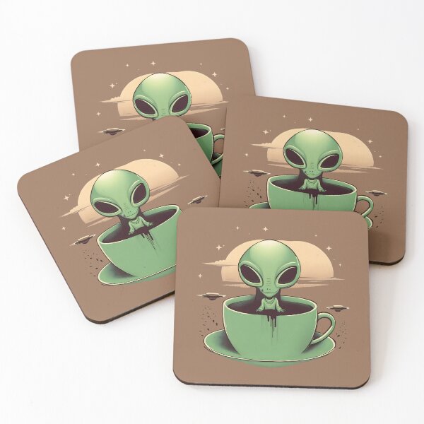 Item preview,  Alien Coffee Invasion - Coffee designed and sold by SafiannaSpace.