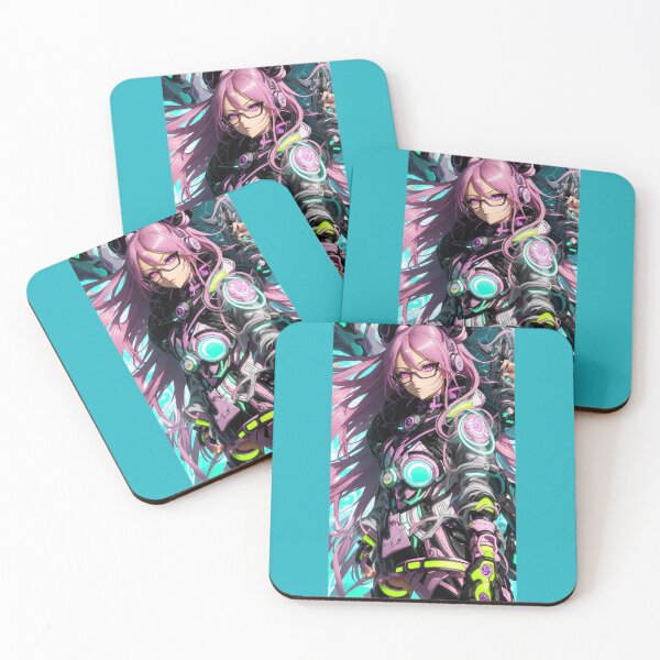 Item preview, Vibrant anime girl designed and sold by InkStation24.
