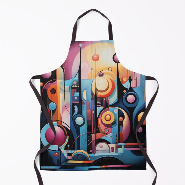 Item preview, Cubist Whimsy: A Vibrant Abstract Art Piece - N 9 designed and sold by Moisky Art.