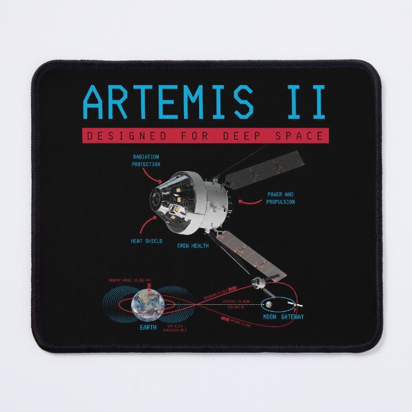 Item preview, Artemis 2 Moon Mission Souvenir 2024 designed and sold by marboywonderboy.