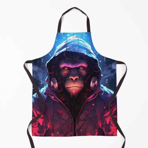 Item preview, Neon Gorilla: A Cyberpunk Stroll Through the Dark designed and sold by aigcx.