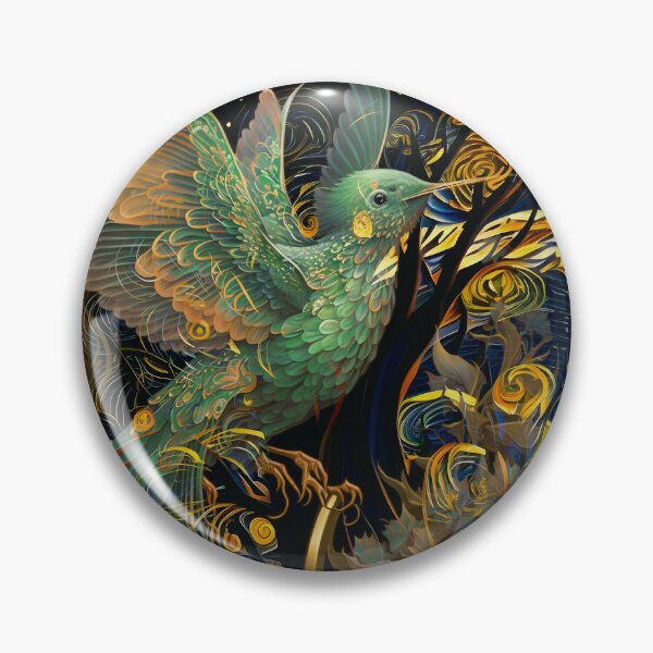 Item preview, Psychedelic Hummingbird designed and sold by webgrrl.