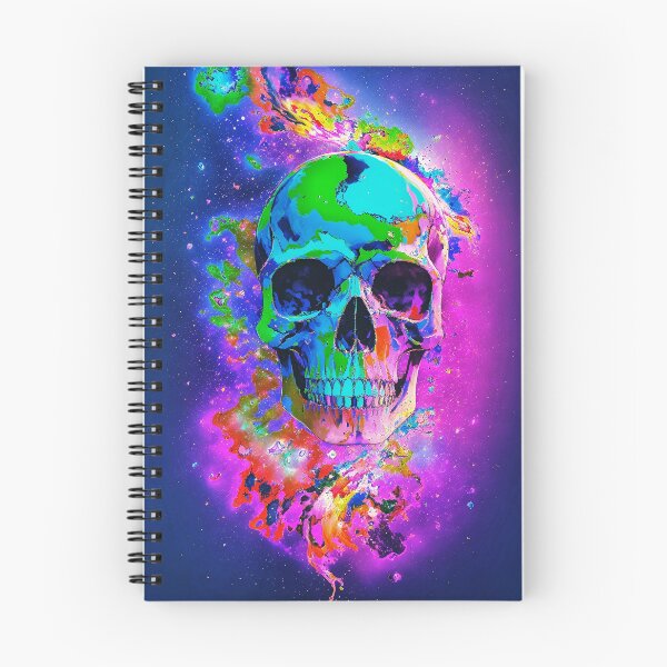 Item preview, Colorful Nebula Splash Art Skull designed and sold by MagentaCalavera.
