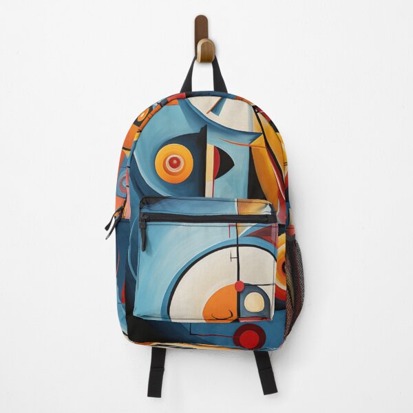 Artikelvorschau, Cubist Whimsy: A Vibrant Abstract Art Piece - N 13 entworfen und verkauft von Moisky Art.