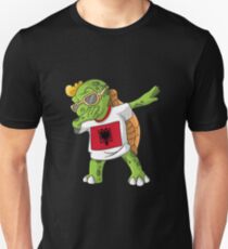 Albania Dabbing Turtle Unisex T-Shirt
