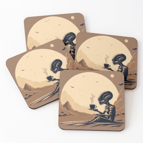 Item preview, Alien Coffee Invasion - Coffee designed and sold by SafiannaSpace.