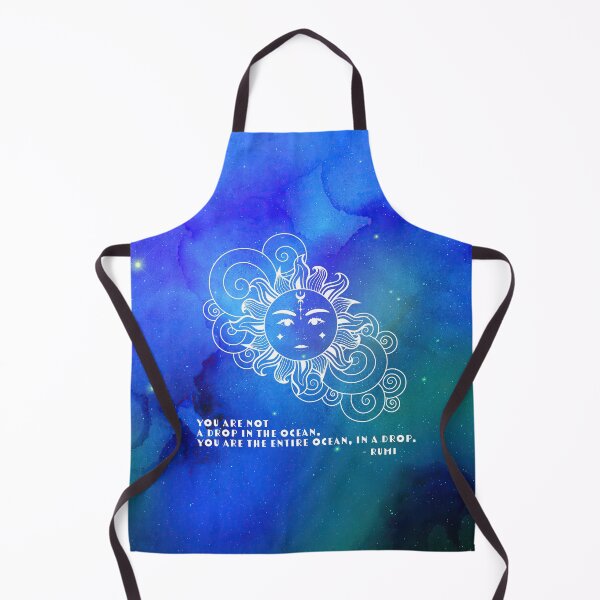 Item preview, Celestial Aesthetic Rumi Quote - You are not a drop in the ocean. You are the entire ocean, in a drop. designed and sold by Trish Dish.