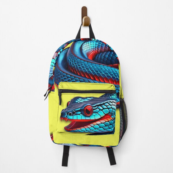 Item preview, Mesmerizing Serpents: Red & Blue Snake Art / Serpentine Symphony: Discover Beautiful Snake Art Prints. designed and sold by Neer arts.