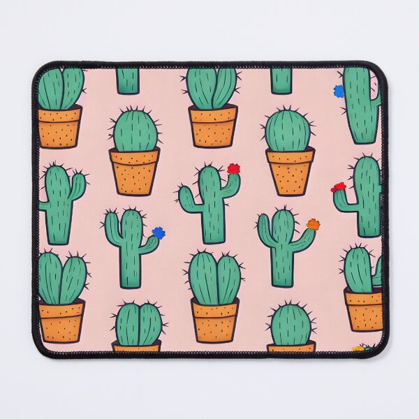 Item preview, Colored Flowers on Cacti designed and sold by Islandadora.