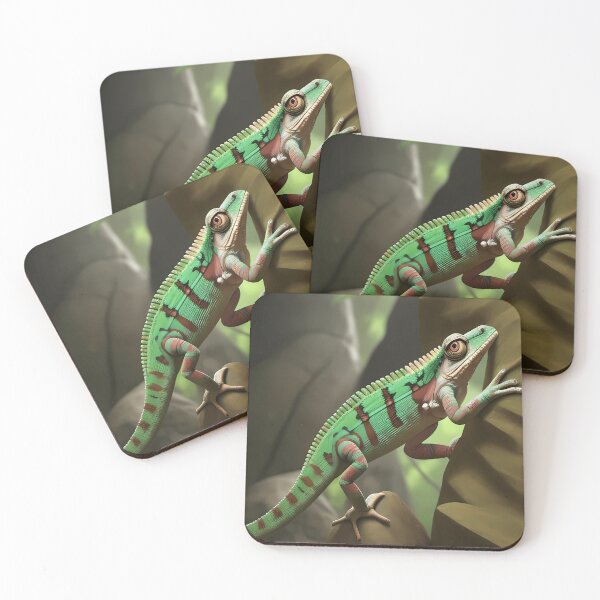 Item preview, Chameleon Scene- Textured Brushstrokes designed and sold by jaehakeshaghm.