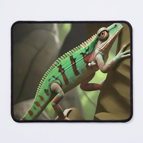 Item preview, Chameleon Scene- Textured Brushstrokes designed and sold by jaehakeshaghm.