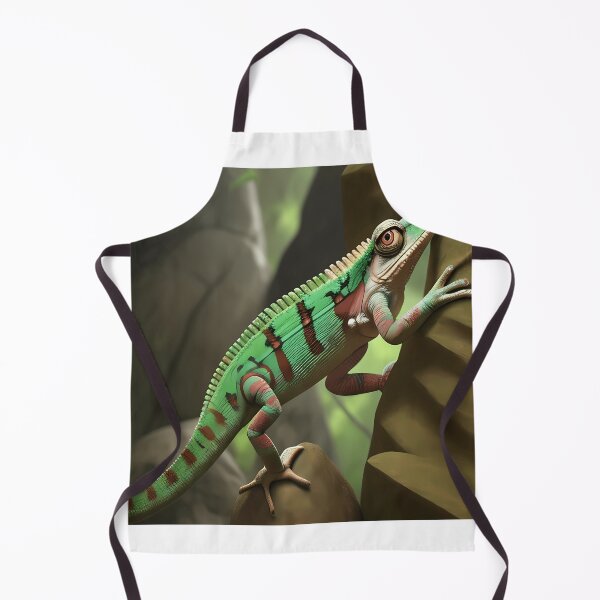 Item preview, Chameleon Scene- Textured Brushstrokes designed and sold by jaehakeshaghm.
