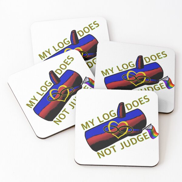 Item preview, Polyamory Pride Log (Old Infinity Heart Version) designed and sold by NinjArt-NinJosh.