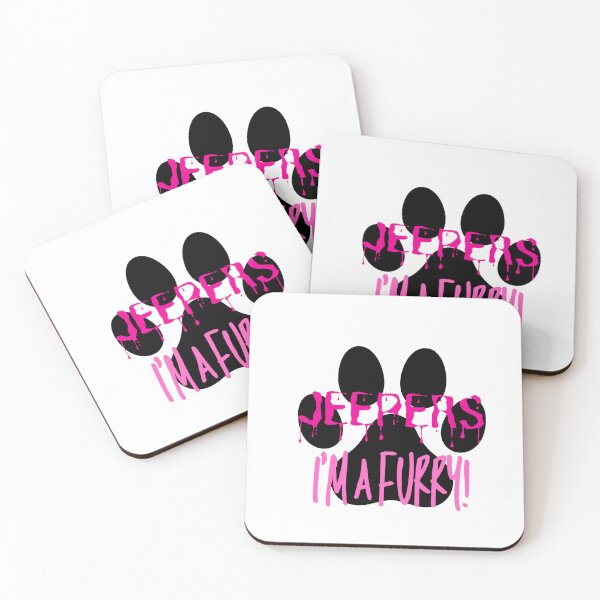 Item preview, Jeepers I_amp_39_m a Furry! Graphic - Pink designed and sold by cavazo-seleno.