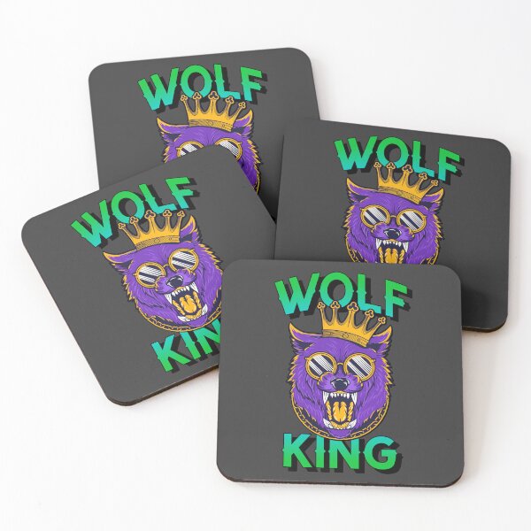 Item preview, Wolf King Wearing a Crown designed and sold by LilyBell6.