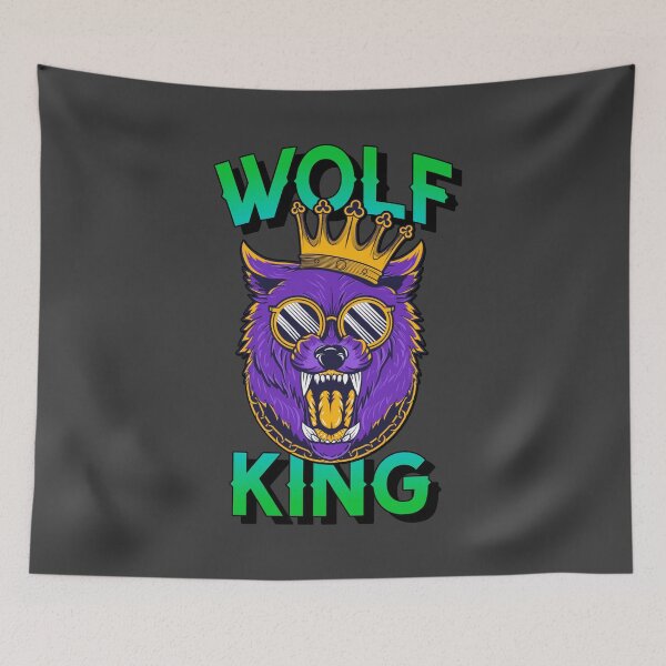 Item preview, Wolf King Wearing a Crown designed and sold by LilyBell6.
