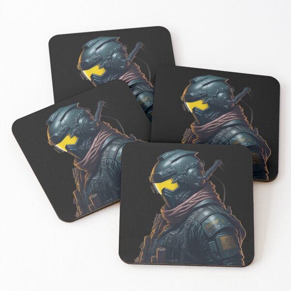 Item preview, Cyberpunk style fighter pilot designed and sold by ProductArtistry.