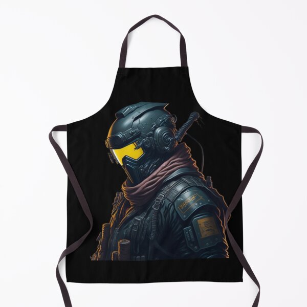 Item preview, Cyberpunk style fighter pilot designed and sold by ProductArtistry.