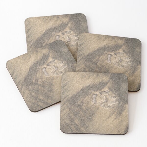 Item preview, Natures Amazing Abstracts - Solitary Paw Print Left Behind designed and sold by Georgia Mizuleva.