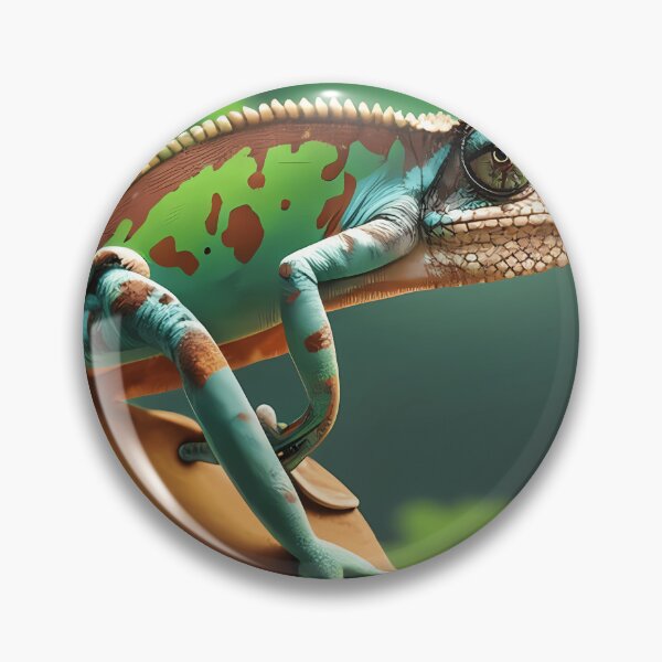 Item preview, Chameleon Scene- Textured Brushstrokes designed and sold by jaehakeshaghm.