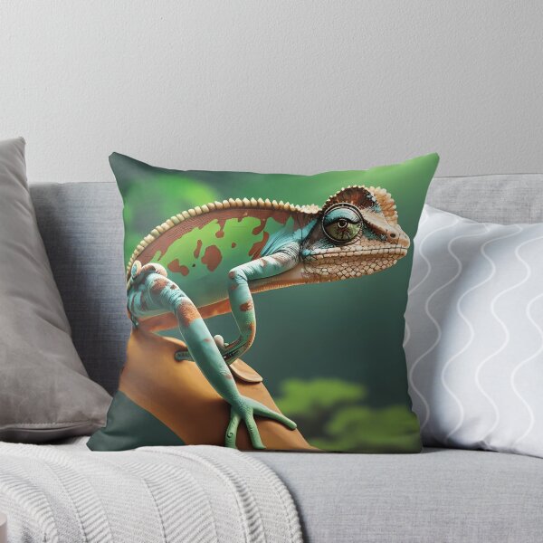 Item preview, Chameleon Scene- Textured Brushstrokes designed and sold by jaehakeshaghm.